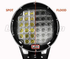 Additional LED Light Round 160W CREE for 4WD - ATV - SSV Spotlight VS Floodlight